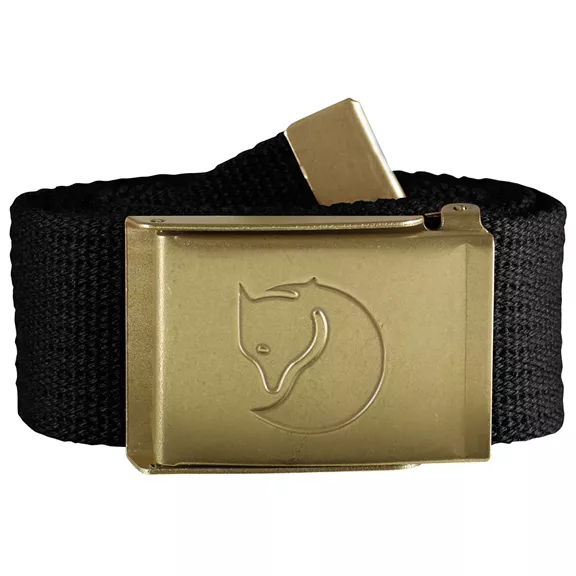 Fjällräven Canvas Brass öv, fekete Fjällräven Canvas Brass öv, fekete