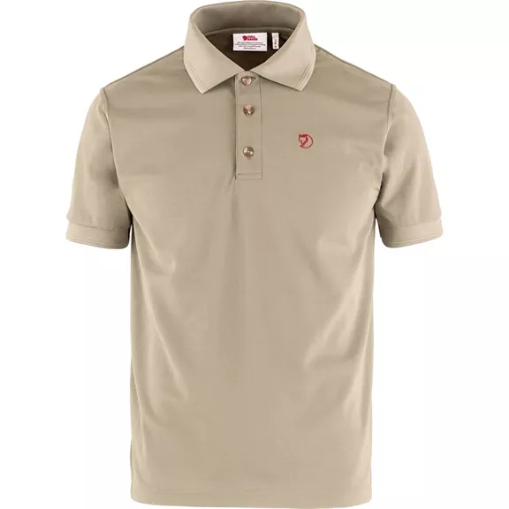 Fjällräven Crowley Pique Shirt férfi galléros póló, Fossil, XXL