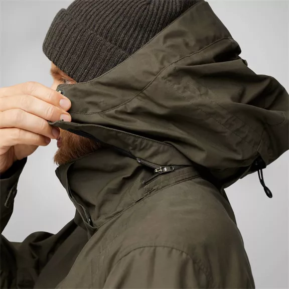 Fjällräven Drev Hybrid férfi kabát, Dark Olive, S