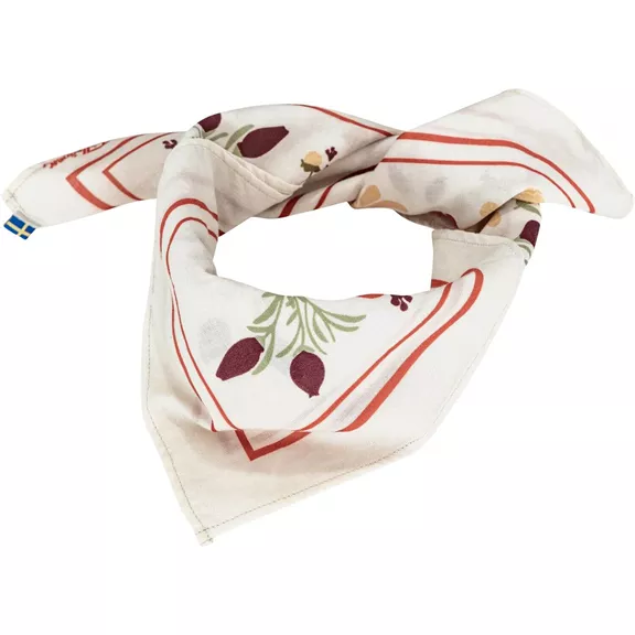 Fjällräven Fjällblomster Bandana kendő 50x50 cm, Chalk White