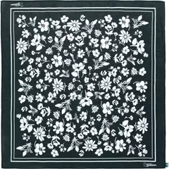 Fjällräven Fjällblomster Bandana kendő 50x50 cm, Dark Navy