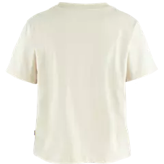 Fjällräven Fjällblomster Logo női póló, Chalk White, XL