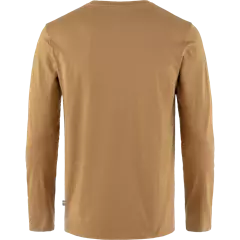 Fjällräven Forever Nature Badge hosszú ujjú férfi póló, Buckwheat Brown, L