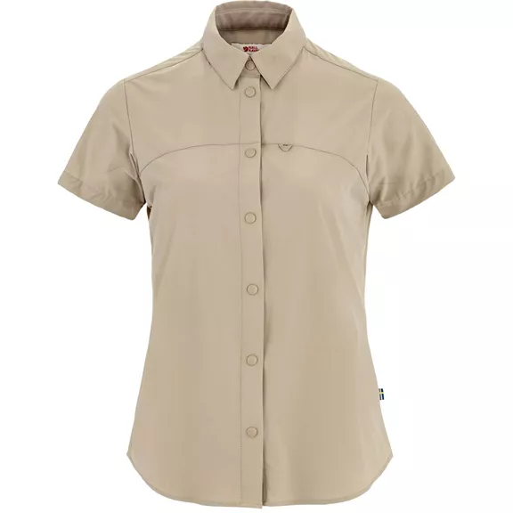 Fjällräven High Coast Lite Shirt SS W női rövid ujjú túraing, Fossil, XL