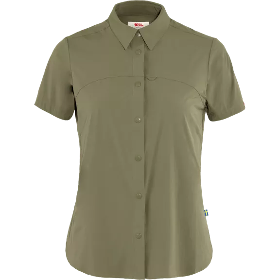 Fjällräven High Coast Lite női rövid ujjú blúz, Green (620), XL