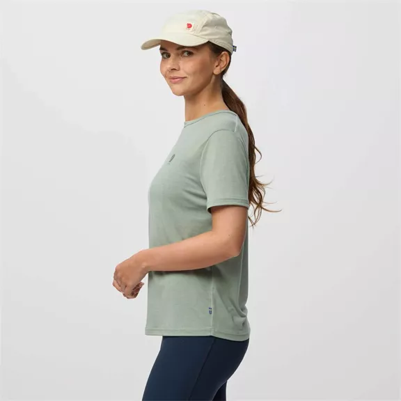Fjällräven High Coast SS W női rövid ujjú póló, Misty Green, XS