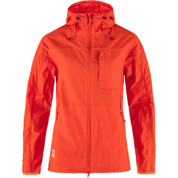 Fjällräven High Coast Wind női széldzseki, Flame Orange, XS