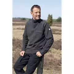 Fjällräven KOSTER pulóver G1000 betétekkel, antracit, M
