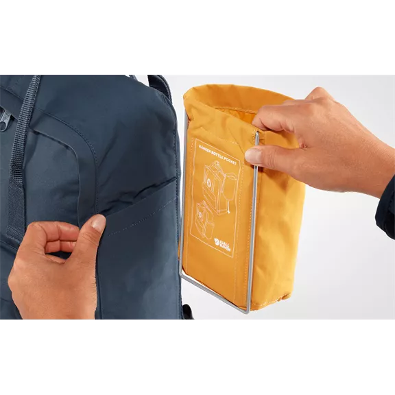 Fjällräven Kanken Bottle Pocket oldalzseb, fekete