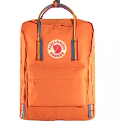 Fjällräven Kanken Rainbow hátizsák, Burnt Orange-Rainbow Pattern (212-907)