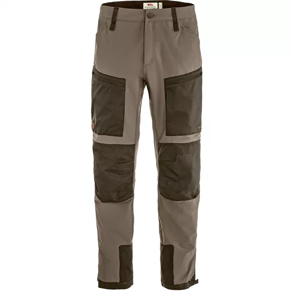 Fjällräven Keb Agile férfi túranadrág, Suede Brown-Dark Olive, 48-Short