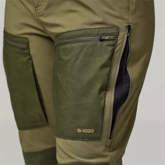 Fjällräven Keb Agile női túranadrág Laurel Green–Deep Forest 38/S Short