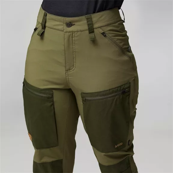 Fjällräven Keb Agile női túranadrág Laurel Green–Deep Forest 44/S Short