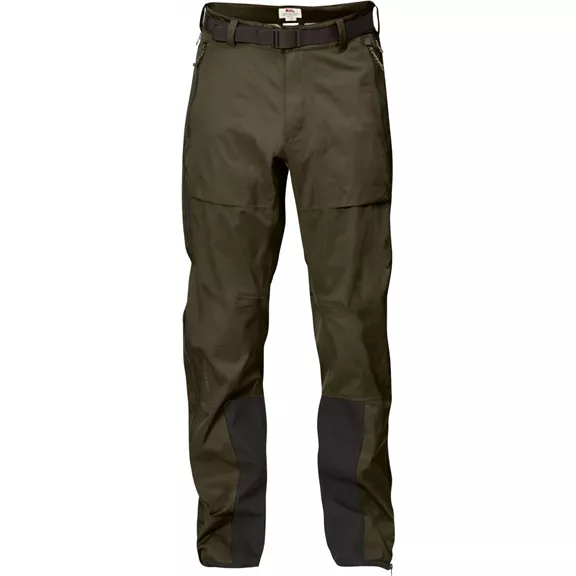 Fjällräven Keb Eco-Shell nadrág, sötét olajzöld, XL Fjällräven Keb Eco-Shell nadrág, sötét olajzöld, XL