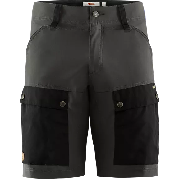 Fjällräven Keb férfi rövidnadrág, Black-Stone Grey, 46