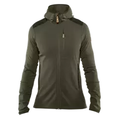 Fjällräven Keb kapucnis fleece, Laurel Green-Deep Forest (625-662), XL