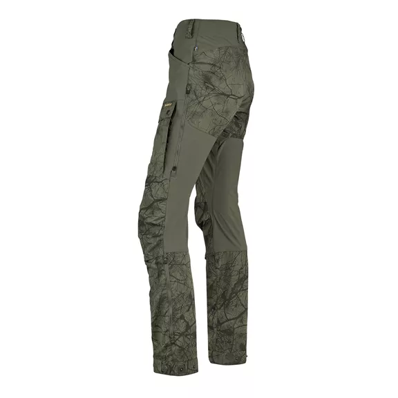 Fjällräven Keb női nadrág Regular, Green camo-laurel green, 36