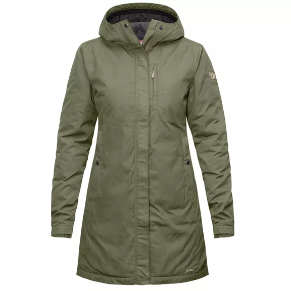 Fjällräven Kiruna Padded női parka, zöld, XL