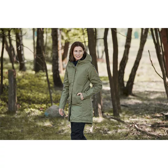 Fjällräven Kiruna Padded női parka, zöld, XL