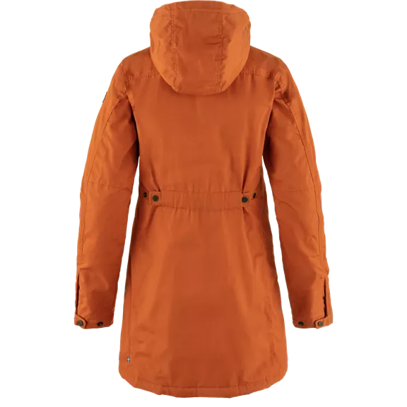 Fjällräven Kiruna Padded női parka, terracotta brown, XL