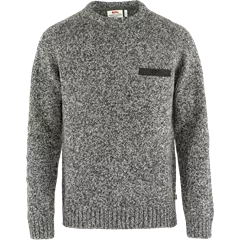 Fjällräven Lada Round-neck kötött férfi pulóver, grey, L