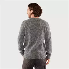 Fjällräven Lada Round-neck kötött férfi pulóver, grey, S