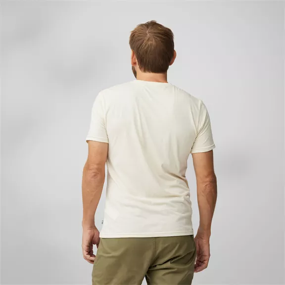 Fjällräven "Logo" póló, Chalk White (113), M