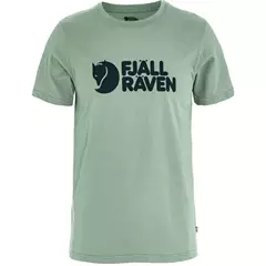 Fjällräven Logo póló, Misty Green, XS