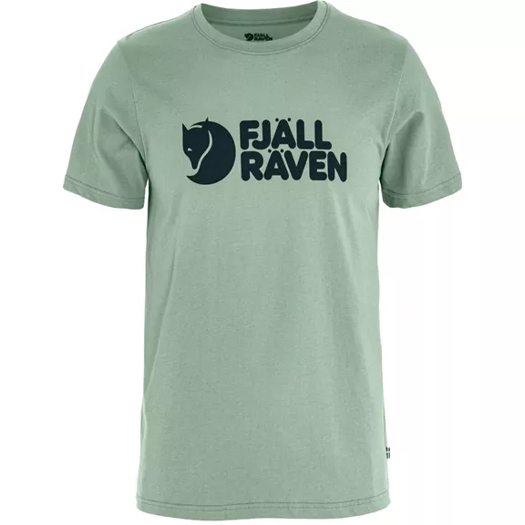 Fjällräven Logo póló, Misty Green, XS