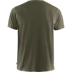 Fjällräven Logo póló, sötét olajzöld, XS