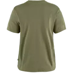 Fjällräven Lush Logo női póló, Green, L