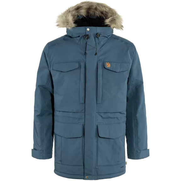 Fjällräven NUUK férfi Parka, Mountain Blue, XL
