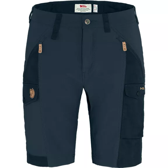 Fjällräven Nikka Curved női rövidnadrág, Dark navy, 40