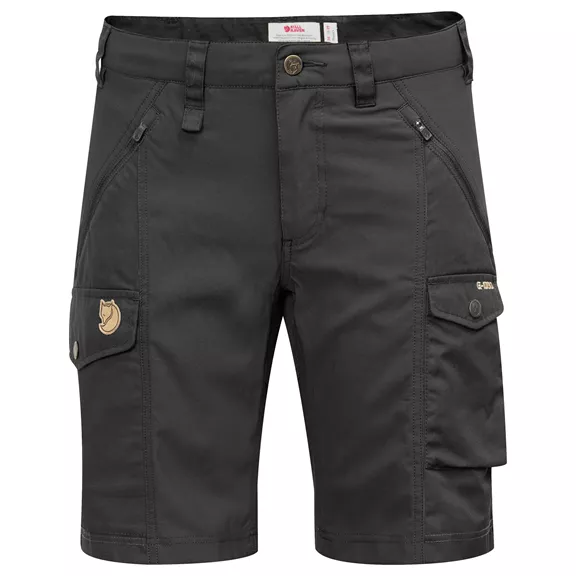 Fjällräven Nikka Curved, női rövidnadrág, black (550), 38