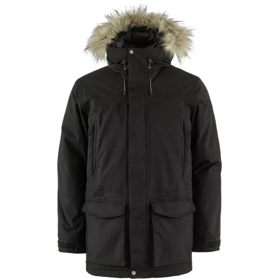 Fjällräven Nuuk Lite férfi parka, Black, S