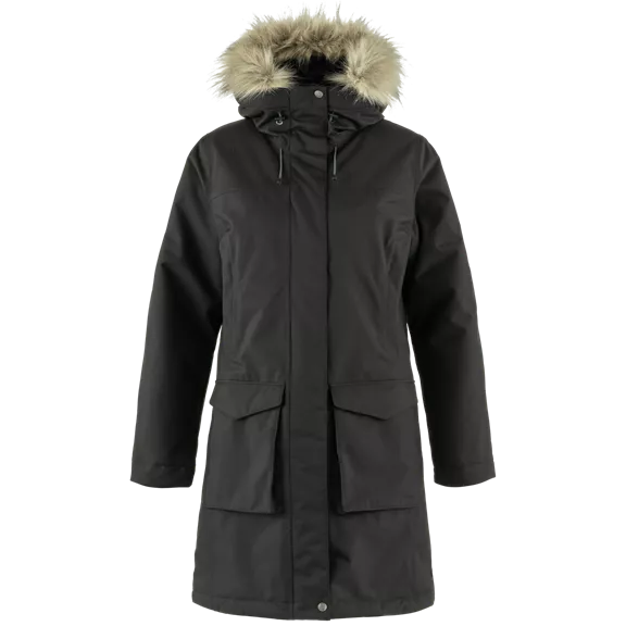 Fjällräven Nuuk Lite női parka, black, M