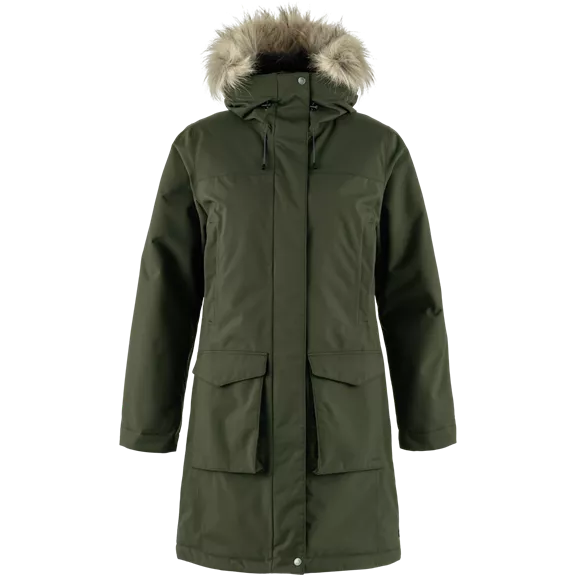 Fjällräven Nuuk Lite női parka, deep forest, S