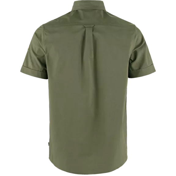 Fjällräven Övik Air Stretch rövid ujjú férfi ing, Laurel Green, L