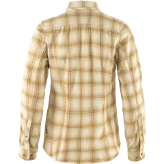 Fjällräven Övik Flannel hosszú ujjú blúz, Chalk White-Dune Beige, L