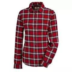 Fjällräven Övik Flannel hosszú ujjú blúz, deep red, XS