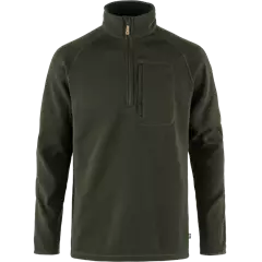 Fjällräven Övik Fleece Half Zip férfi pulóver, Deep Forest, M