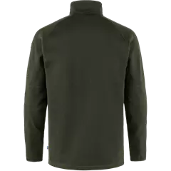 Fjällräven Övik Fleece Half Zip férfi pulóver, Deep Forest, XL