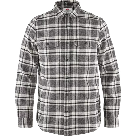 Fjällräven Övik Heavy Flannel ing, Dark Grey (030), S