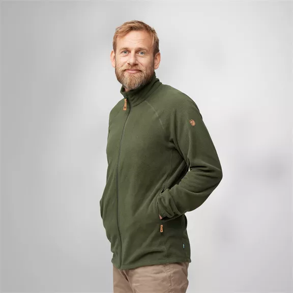 Fjällräven Övik Lite férfi fleece, deep forest, XXL