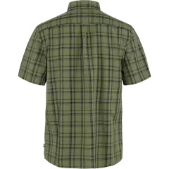 Fjällräven Övik Lite férfi rövid ujjú ing, Green-Dark Navy, M