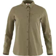 Fjällräven Övik Lite női h. ujjú blúz, Green (620), L