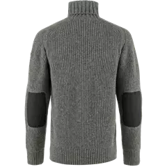 Fjällräven Övik Roller Neck férfi pulóver, Grey-Melange, L