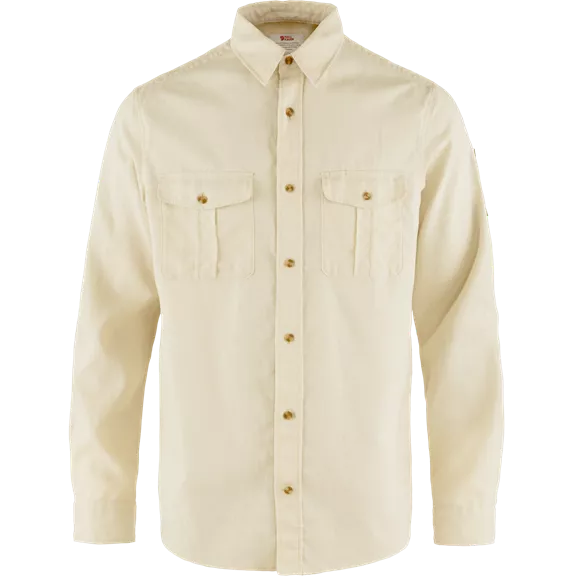 Fjällräven Övik Travel férfi hosszú ujjú ing, Chalk White, L