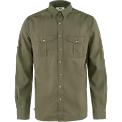 Fjällräven Övik Travel férfi hosszú ujjú ing, Green, S