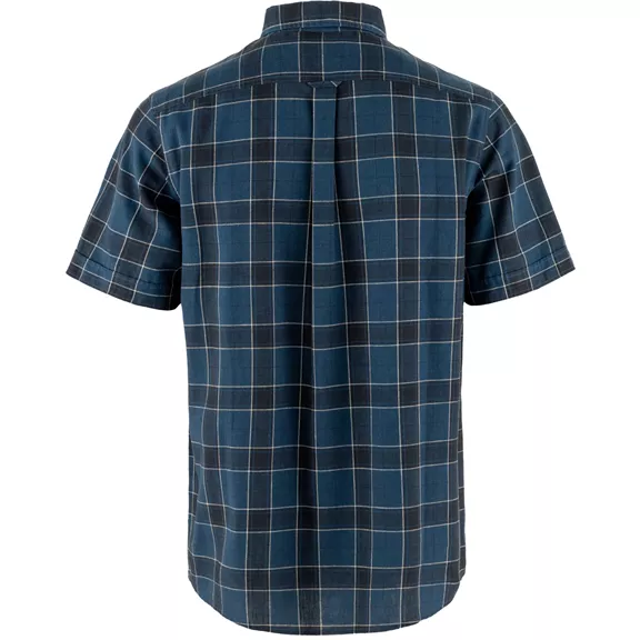 Fjällräven Övik Travel férfi rövid ujjú ing, Indigo blue-dark navy, XL